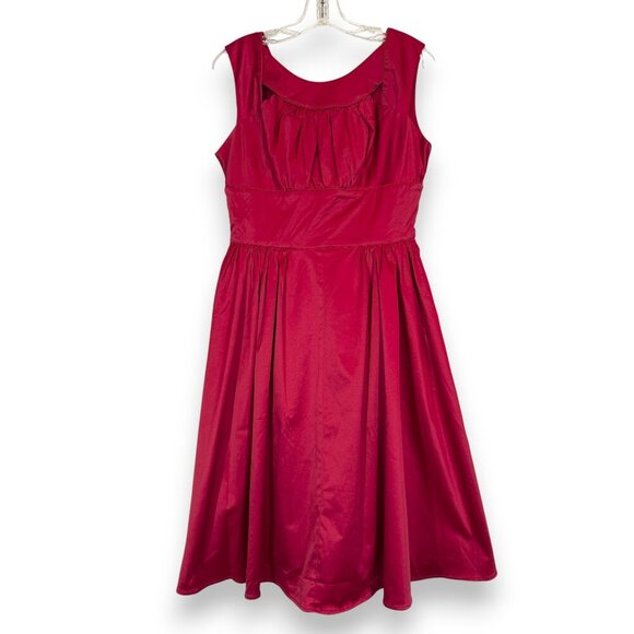 Trashy Diva Red Dress Retro Rockabilly Valentine's 50s Pinup 10 - Picture 12 of 12